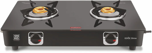 Vidiem Shine Glass 2 Burner Gas Stove