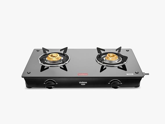 Vidiem Veer 2 Burner Glasstop Gas Stove