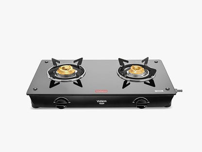 Vidiem Veer 2 Burner Glasstop Gas Stove