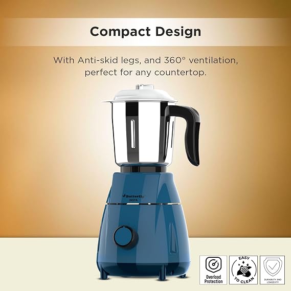 Butterfly Insta 500W 3-Jar Mixer Grinder