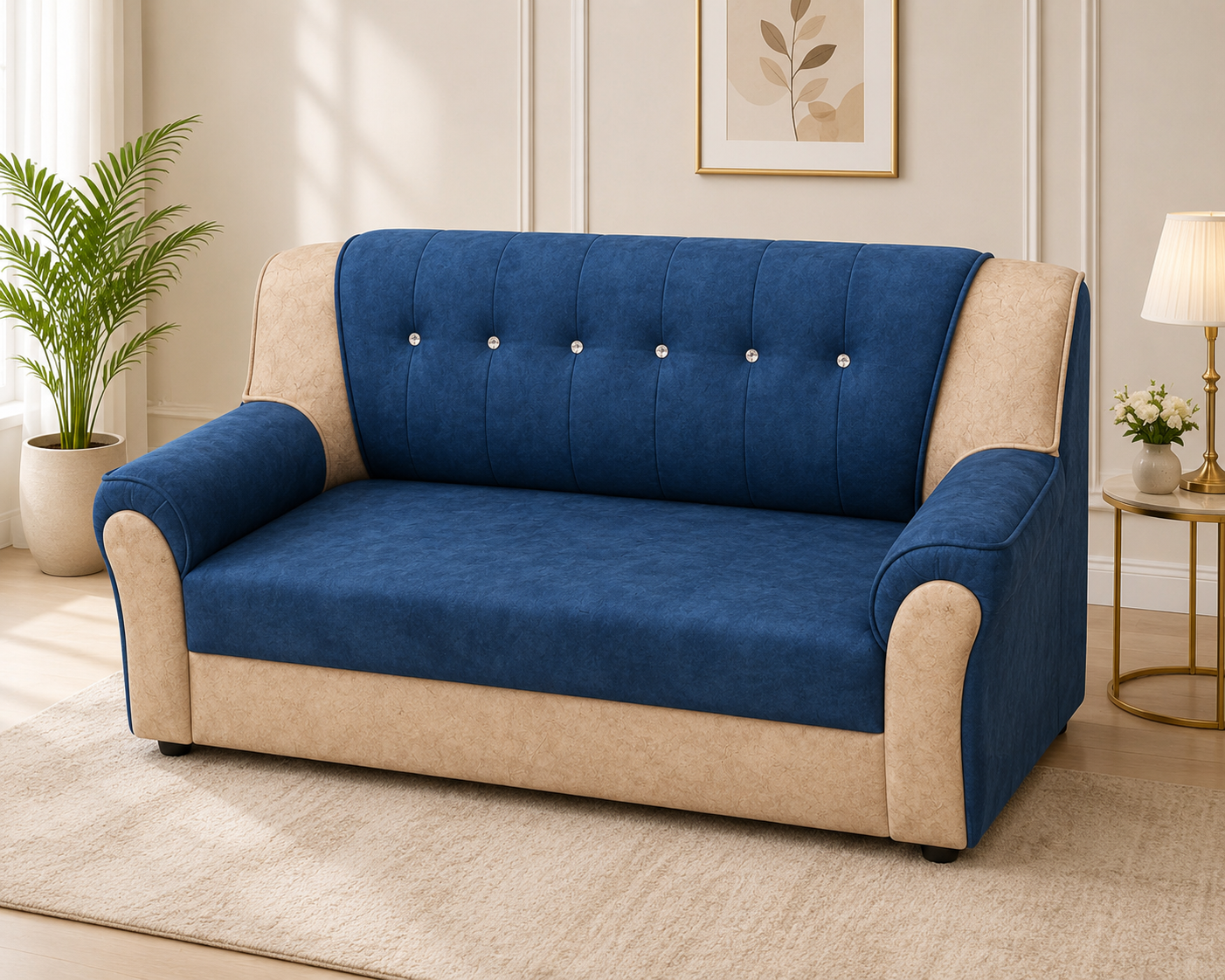 PU 3-Seater Sofa