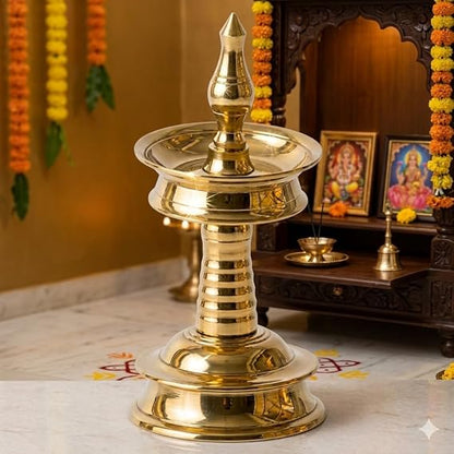 Brass Kerala Fancy Vilakku (B)