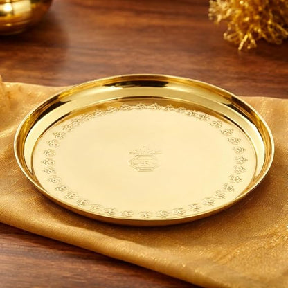 Brass Pooja Plate