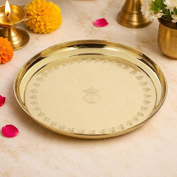 Brass Pooja Plate
