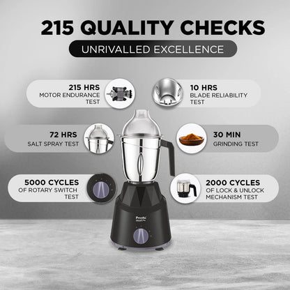 Preethi Galaxy Plus 750W Mixer Grinder (4 Jars)