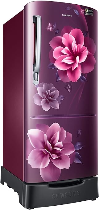 Samsung Single Door 183 Litres 5 Star Refrigerator Camellia Purple RR20D2825CR/NL