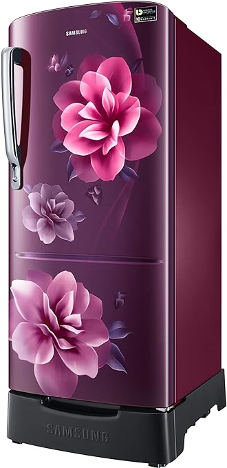 Samsung Single Door 183 Litres 5 Star Refrigerator Camellia Purple RR20D2825CR/NL