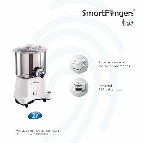Smart Finger Comfort Plus 2L Wet Grinder